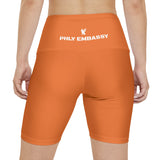 Phly Embassy Women's Workout Shorts (AOP)