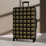 Stylish Suitcase, Travel Luggage, Fashionable Carry-On Bag, Vacation Essentials, Unique Travel Accessory