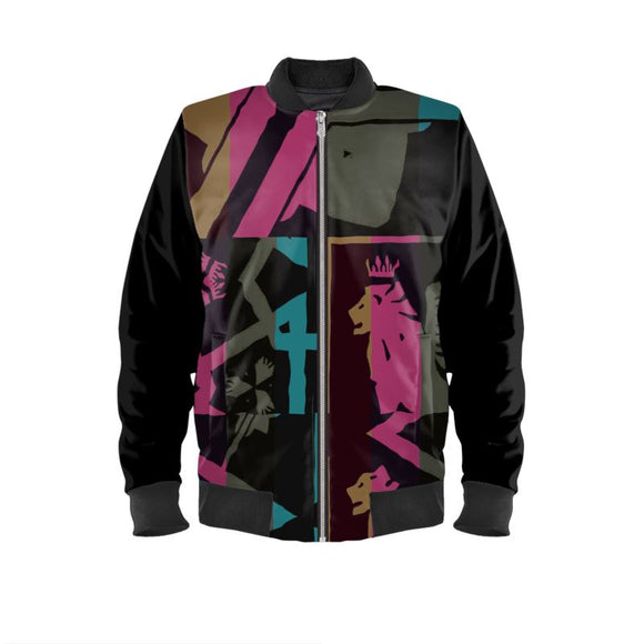 Phly Embassy Mens Reversible Silk Bomber Jacket