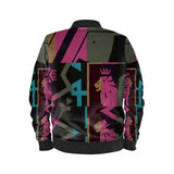 Phly Embassy Mens Reversible Silk Bomber Jacket