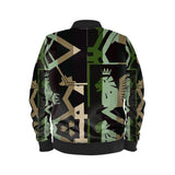 Phly Embassy Mens Reversible Silk Bomber Jacket
