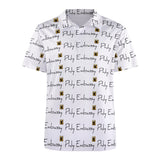 Phly Embassy European Sode POLO Straight Shirt