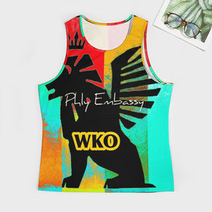 WKO Men's Full print vest Tank