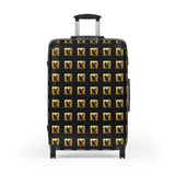 Stylish Suitcase, Travel Luggage, Fashionable Carry-On Bag, Vacation Essentials, Unique Travel Accessory