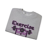 Phly Embassy Unisex Heavy Blend Crewneck Sweatshirt - 'Exercise Your Demons' Design