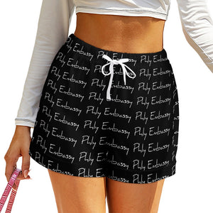 Phly Embassy HP High Waist Loose Elastic Waist Shorts