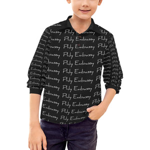 Phly Embassy Big Boys' Long Sleeve Polo Shirt