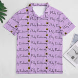 Phly Embassy European Sode POLO Straight Shirt