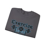 Phly Embassy Unisex Heavy Blend Crewneck Sweatshirt - 'Exercise Your Demons' Design