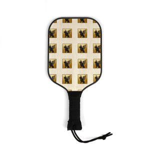 Pickleball Paddle Set with Fun Designs, Sport Gift for Pickleball Lovers, Unique Paddle Kit for Games, Beach or Sports Celebrations