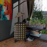 Stylish Suitcase, Travel Luggage, Fashionable Carry-On Bag, Vacation Essentials, Unique Travel Accessory