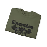 Phly Embassy Unisex Heavy Blend Crewneck Sweatshirt - 'Exercise Your Demons' Design