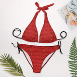 Phly Embassy Ladies Sexy V-Neck Bikini Swimsuit