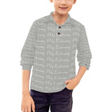 Phly Embassy Big Boys' Long Sleeve Polo Shirt