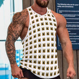 Phly Embassy Men's Full print vest Tank