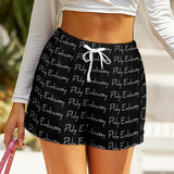 Phly Embassy HP High Waist Loose Elastic Waist Shorts