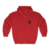 Phly Embassy Cozy Unisex Zip-Up Hoodie with embroidered Design