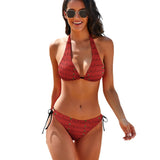 Phly Embassy Ladies Sexy V-Neck Bikini Swimsuit