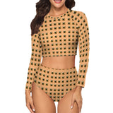 Phly Embassy Long Sleeve Crew Neck Ladies Bikini Swimsuit