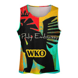 WKO Men's Full print vest Tank