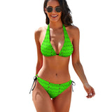 Phly Embassy Ladies Sexy V-Neck Bikini Swimsuit