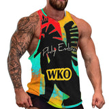 WKO Men's Full print vest Tank