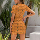 Phly Embassy Crew Neck Short Sleeve Dress