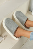 Thick Sole Plush Lined Home Slippers