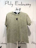 Distressed Round Neck Short Sleeve T-Shirt