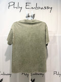 Distressed Round Neck Short Sleeve T-Shirt