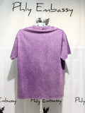 Distressed Round Neck Short Sleeve T-Shirt