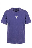 Distressed Round Neck Short Sleeve T-Shirt