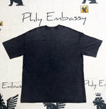 Distressed Round Neck Short Sleeve T-Shirt