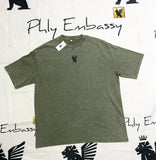 Distressed Round Neck Short Sleeve T-Shirt