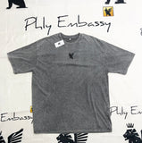 Distressed Round Neck Short Sleeve T-Shirt