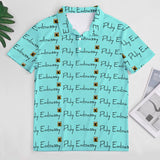 Phly Embassy European Sode POLO Straight Shirt