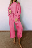 Ultra Loose Textured 2pcs Slouchy Outfit