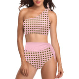 Phly Embassy High Waisted One Shoulder Bikini Set (S16)