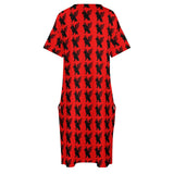 Phly Embassy Baggy Dress With Pockets Loose pocket dress