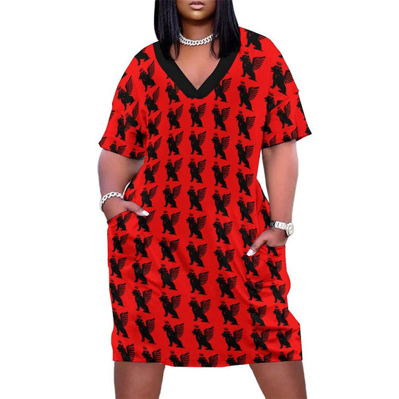 Phly Embassy Baggy Dress With Pockets Loose pocket dress