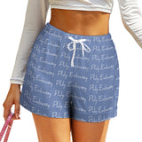 Phly Embassy HP High Waist Loose Elastic Waist Shorts