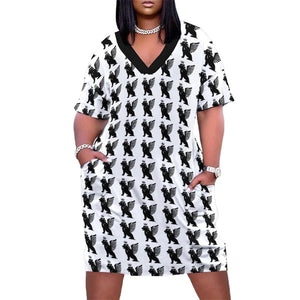 Phly Embassy Baggy Dress With Pockets Loose pocket dress