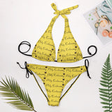 Phly Embassy Ladies Sexy V-Neck Bikini Swimsuit