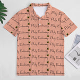 Phly Embassy European Sode POLO Straight Shirt