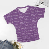 Phly Embassy V-neck pleated T-shirt