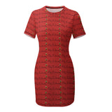 Phly Embassy Crew Neck Short Sleeve Dress