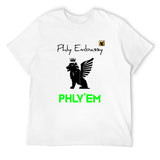 Phly Embassy Men's T-shirt 100% cotton