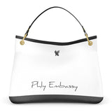 Phly Embassy Classic BLK/WHT Elite Talbot Slouch Bag