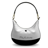 Phly Embassy BLK/WHT Elite Curve Hobo Bag