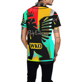 WKO Men's All Over Print Baseball Jersey